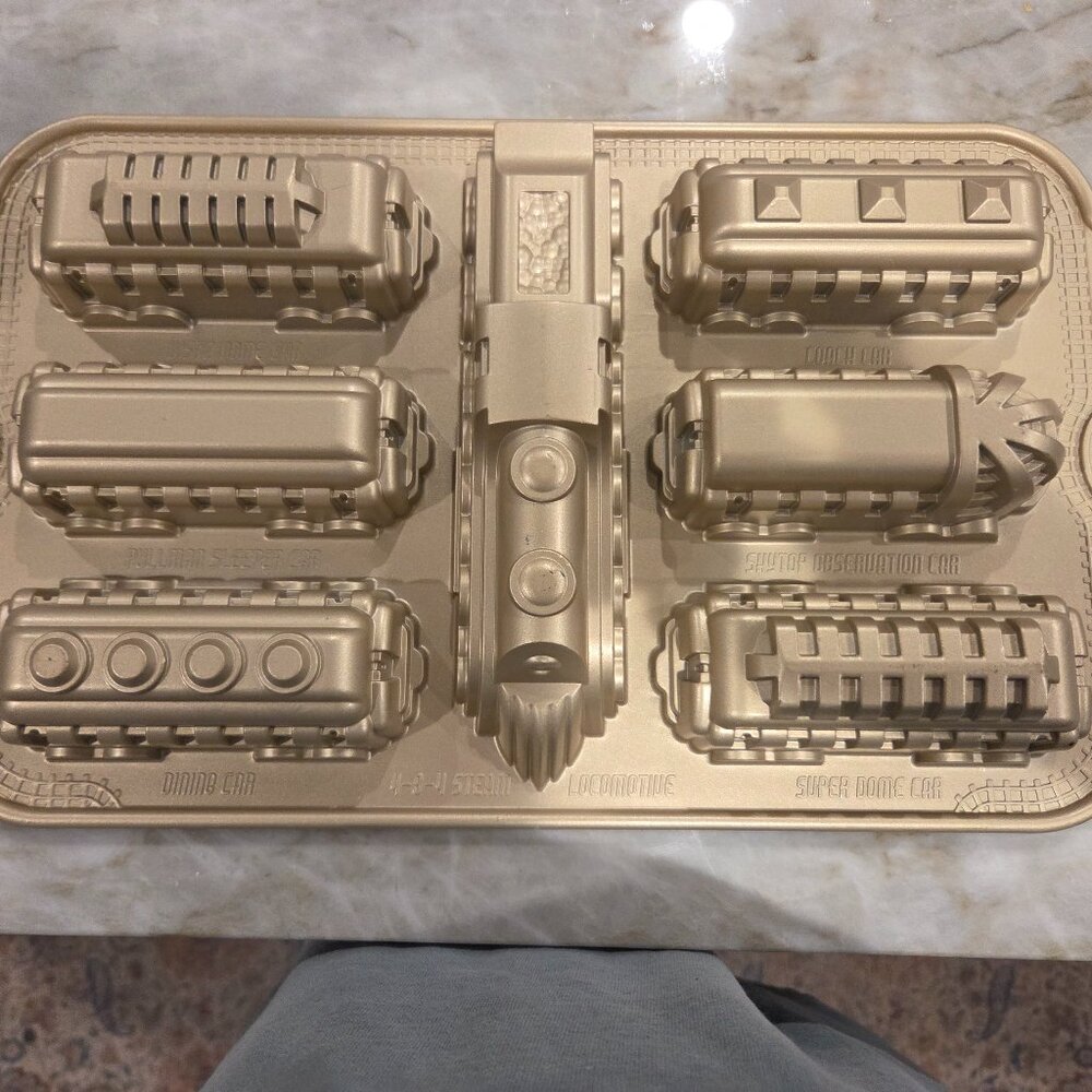 Nordic Ware Train Cake Pan Set--$30